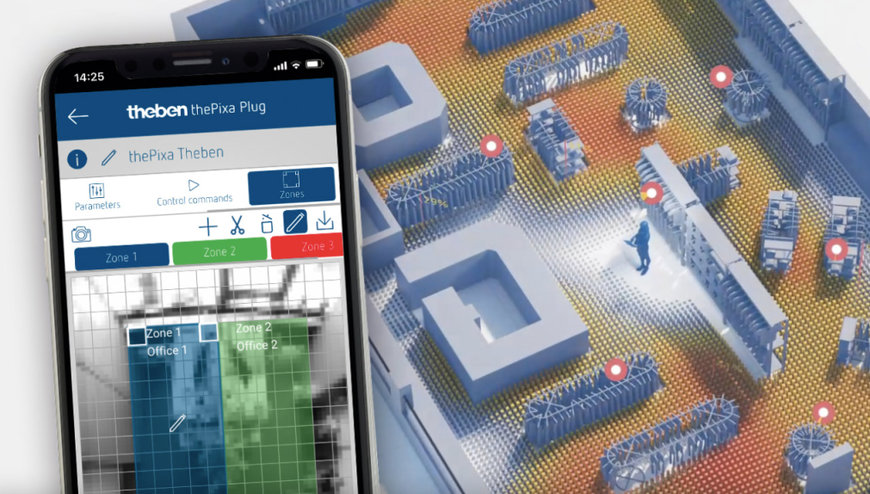 OPTIMISE BUILDING AUTOMATION & BUILDING OPERATION WITH THEBEN'S OPTICAL SENSOR THEPIXA KNX